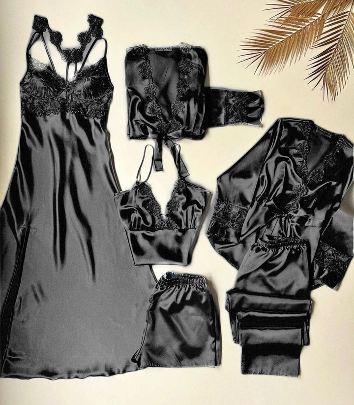 6 PIECES NIGHT DRESS |  (FREE DELIVERY IN UAE)